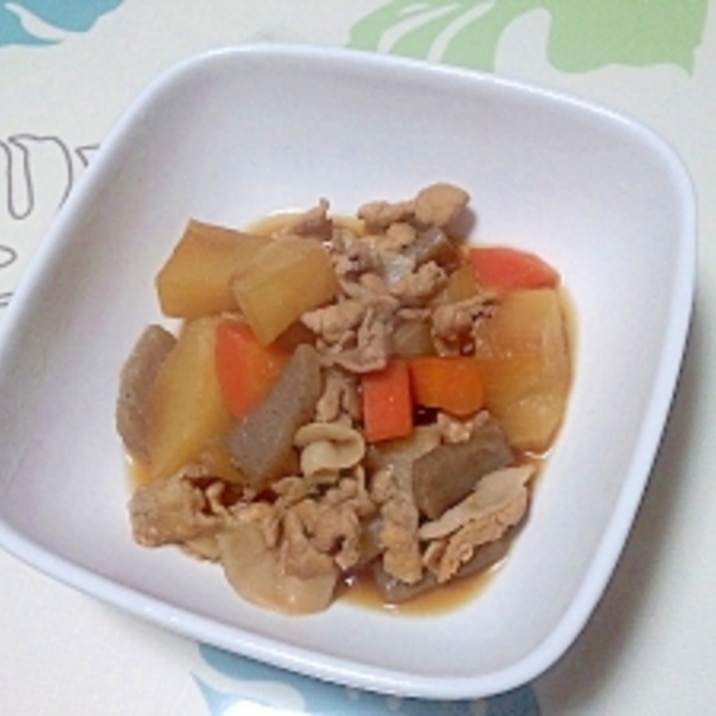 豚ばら根菜煮++